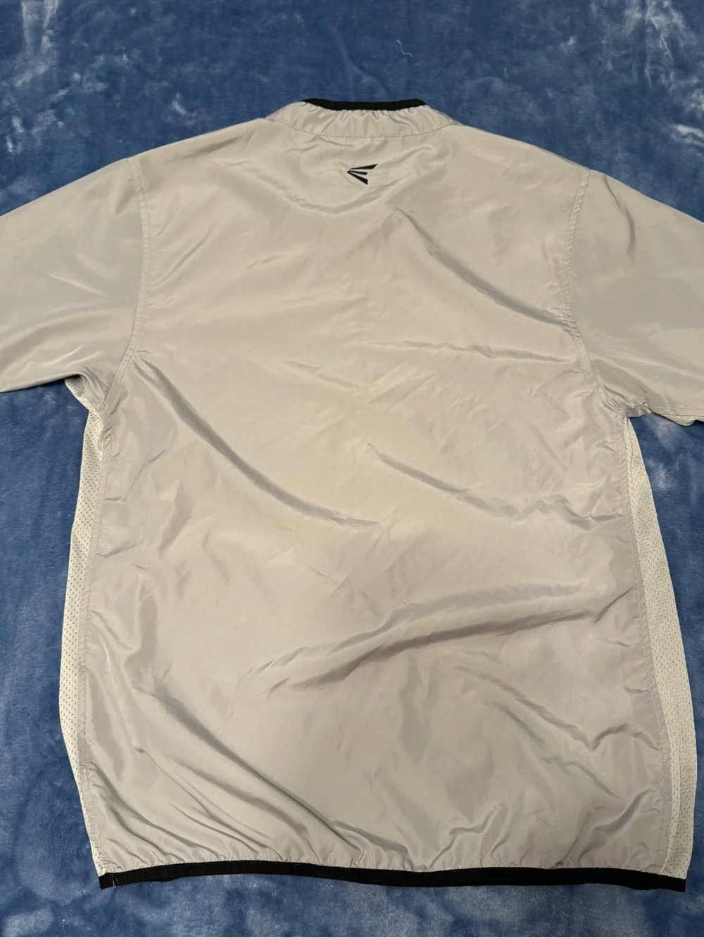 Easton Men’s Light Gray Swim Rash Guard with Black Trim
